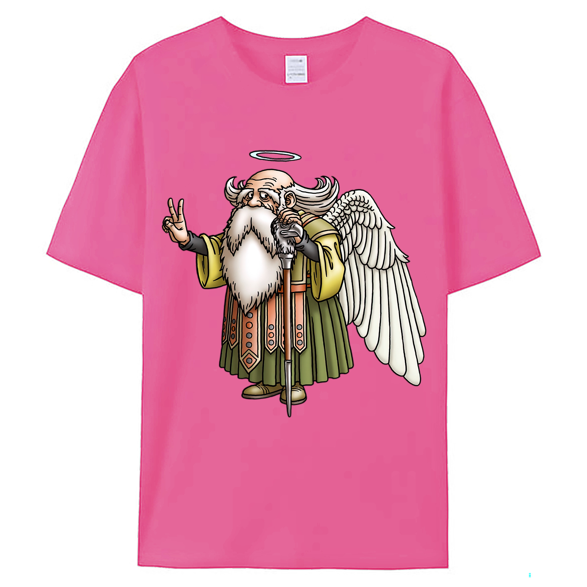 （画像用） ドラゴンクエスト Doragon Kuesuto Dragon Quest レディースカジュアルプリントTシャツ（綿100％）